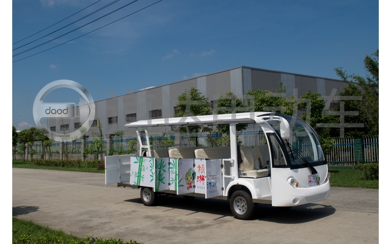 國產觀光車國際化，道達成都電動觀光車緊隨其后