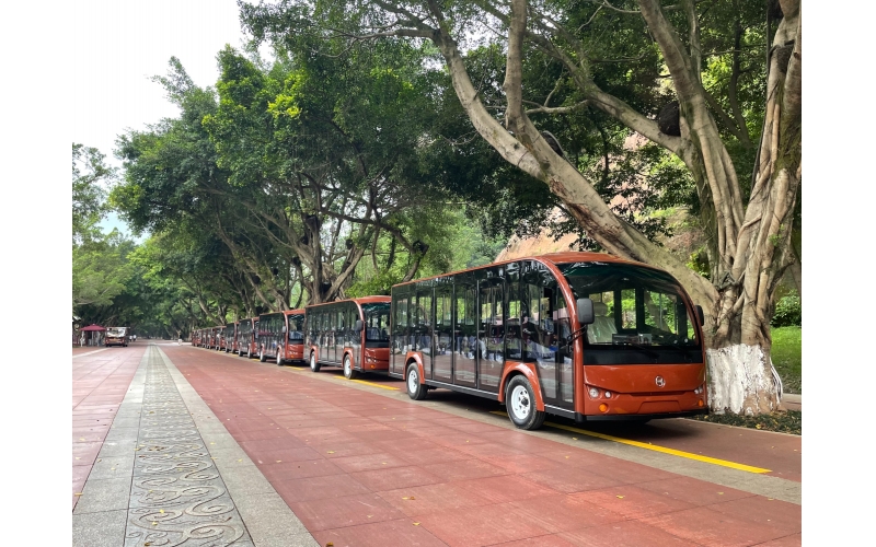 道達14座電動觀光車有什么優勢-四川道達電動車